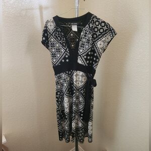 A-List Short Sleeve Pullover Dress